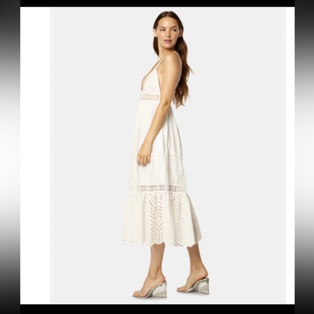 NWT Misa Los Angeles Eyelet Embroidered Allegra  Dress. - Picture 4 of 13